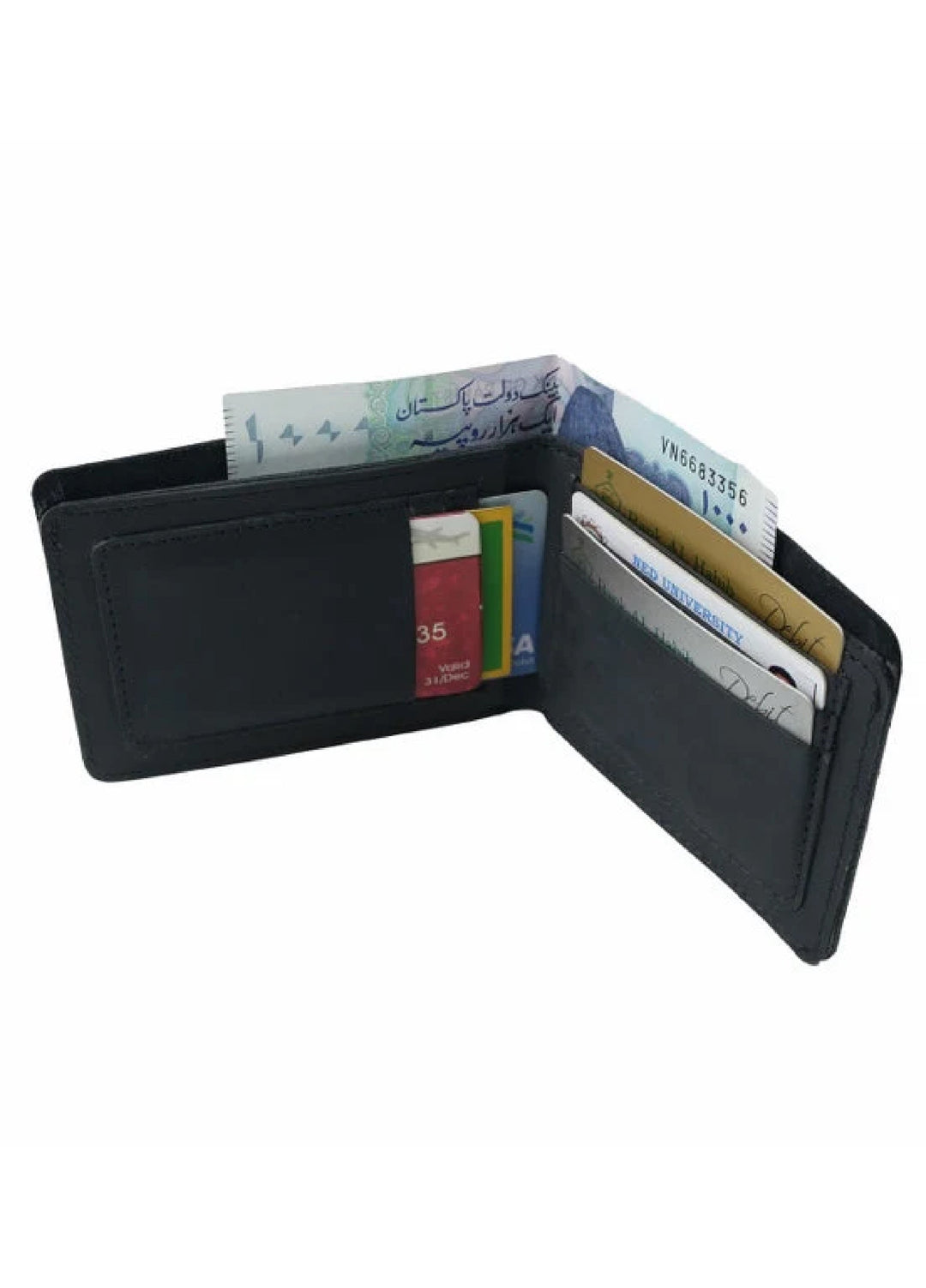 Vintage by Jild Mens Genuine Vintage Leather Wallet-BLACK S3 - Wallets Collection