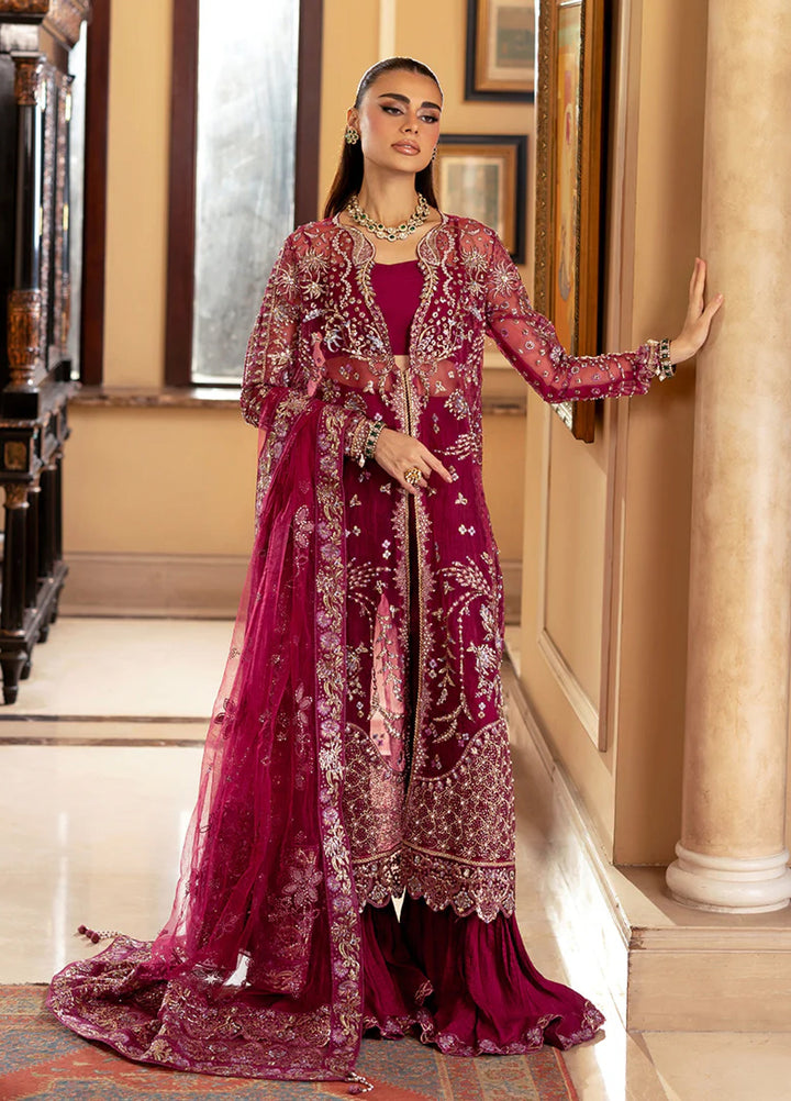 Darling by Mushq Unstitched Embroidered Organza 4 Piece Suits MU25DW Bebo - Wedding Collection
