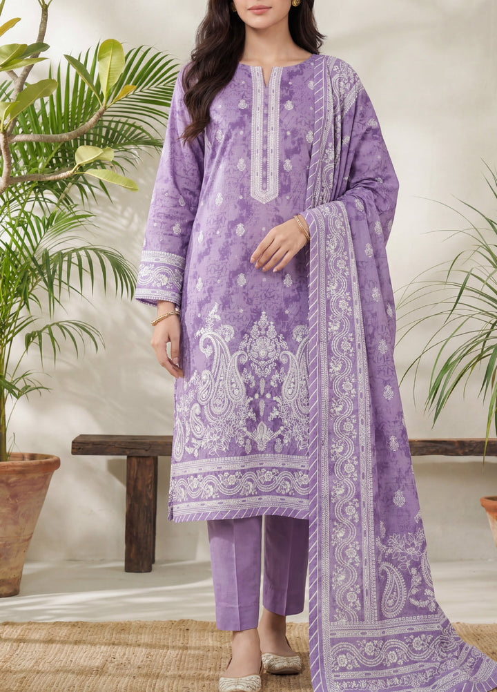 Daman by VS Textiles Unstitched Printed Lawn 3 Piece Suit VS26UDL D-09 840 - Casual Collection