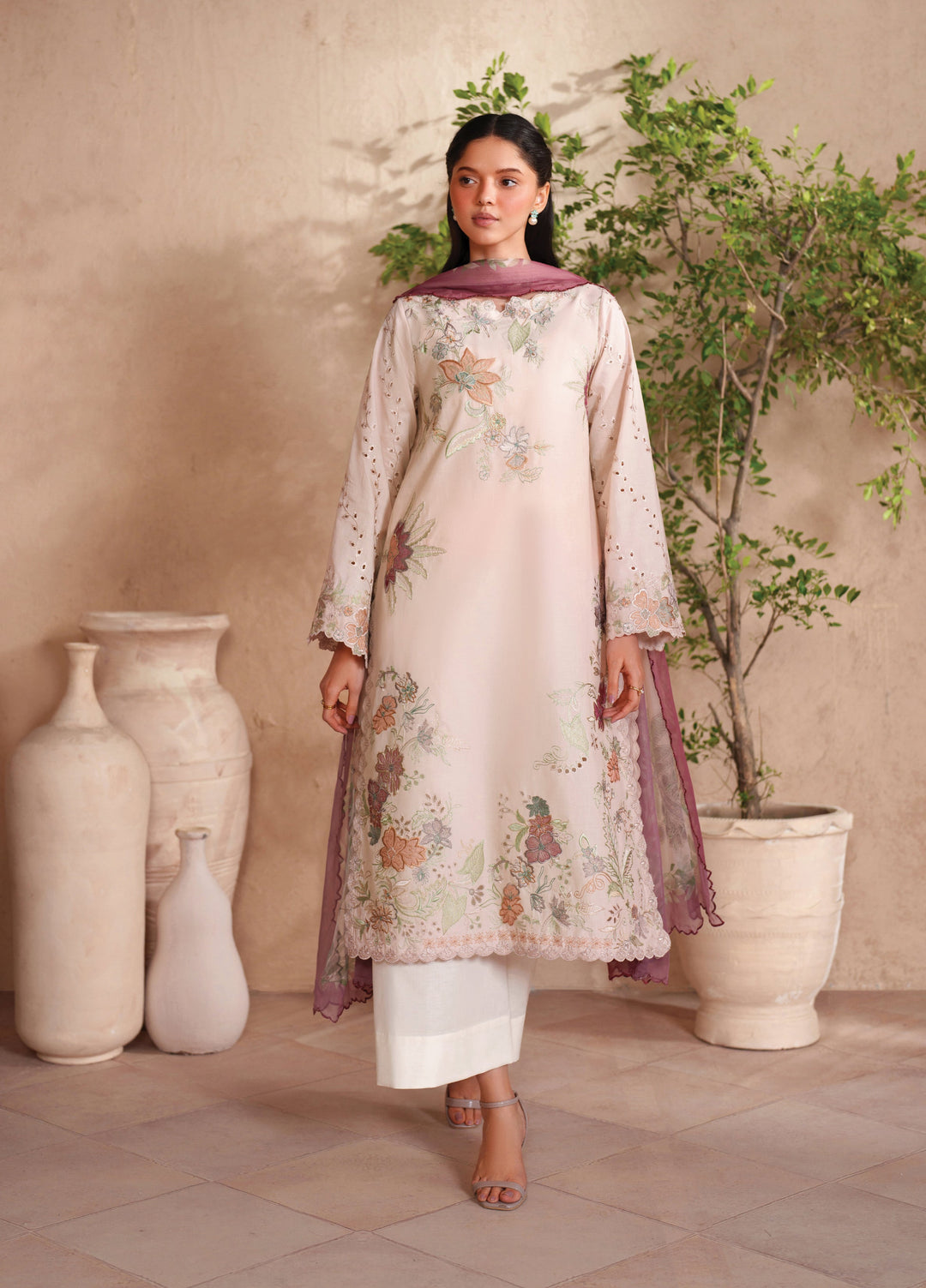 Iznik Unstitched Embroidered Lawn 3 Piece Suit IZ26ULE EL-04 - Eid Collection