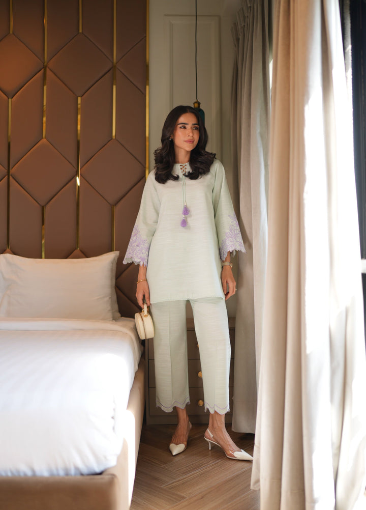 Pret Essentials by Sahar Pret Embroidered Khaddar 2 Piece AWEK-RR-06 - Winter Collection