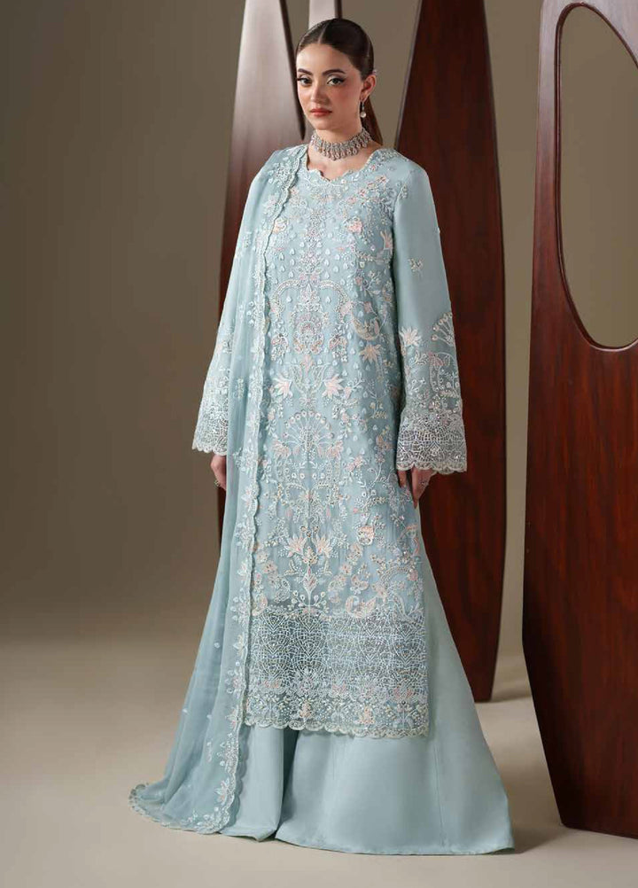 Nouvelle by Emaan Adeel Unstitched Embroidered Chiffon 3 Piece Suit EA26UNC Aria - Festive Collection