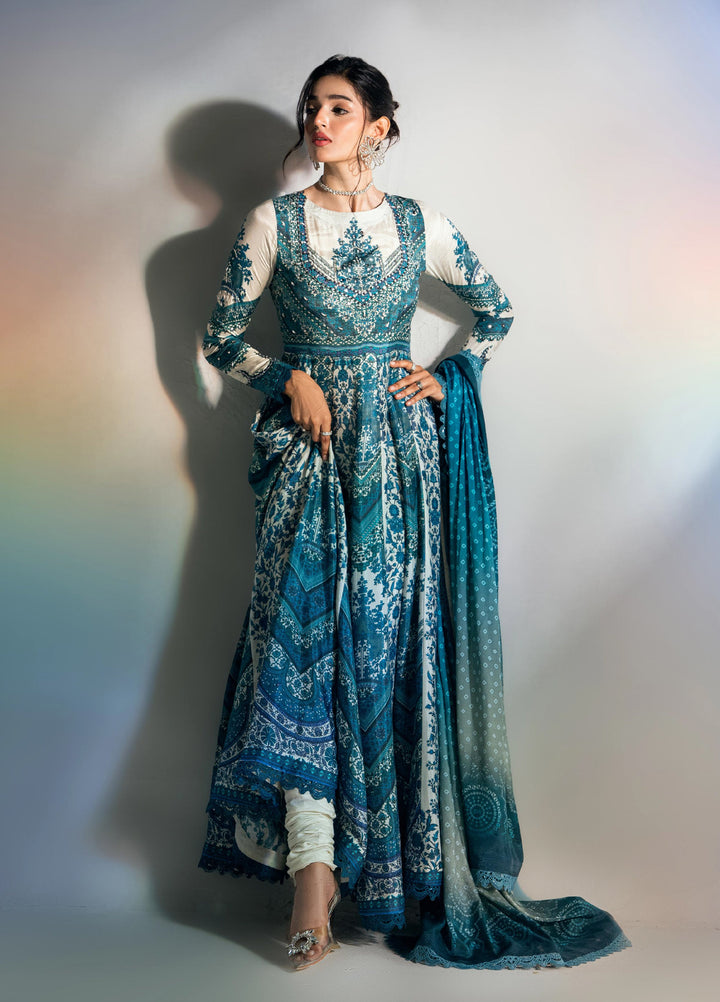 Monarque en Silk by Sahane Hand work Silk 3 Piece Suit CT-37001-Dynaste - Festive Collection