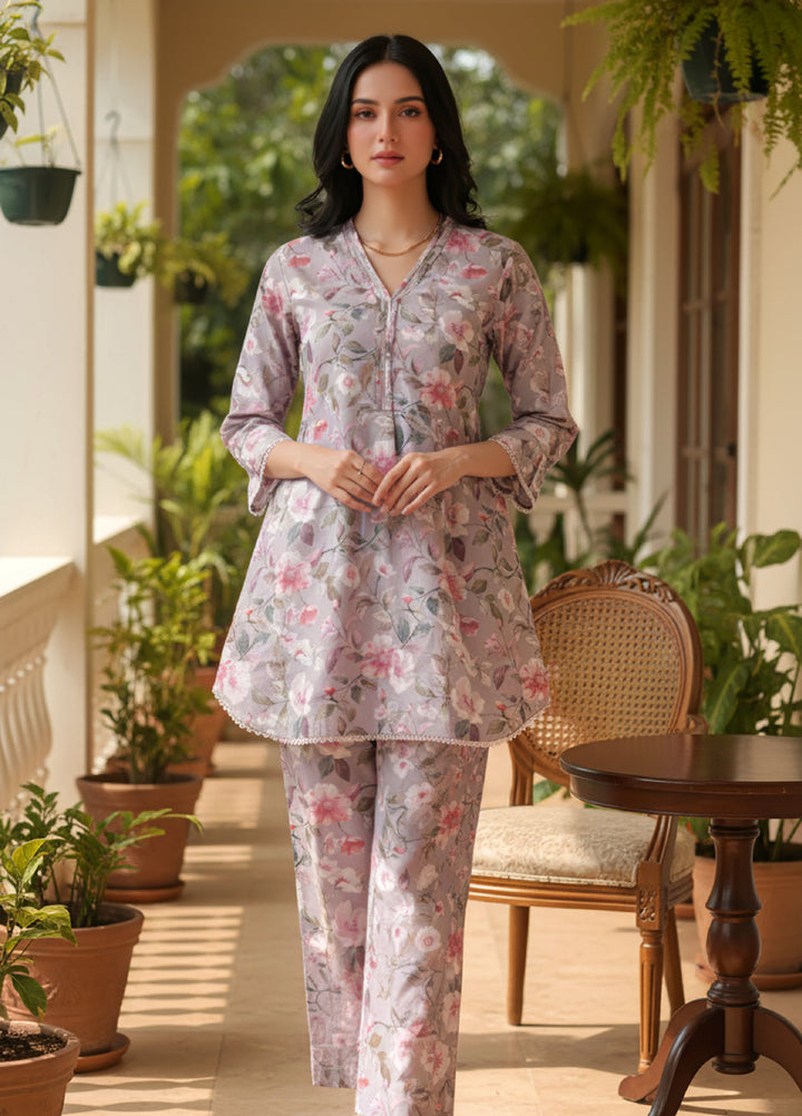 Lakhany Women Co Ord Pret Printed Cambric 2 Piece LG-RL-0063 - Winter Collection