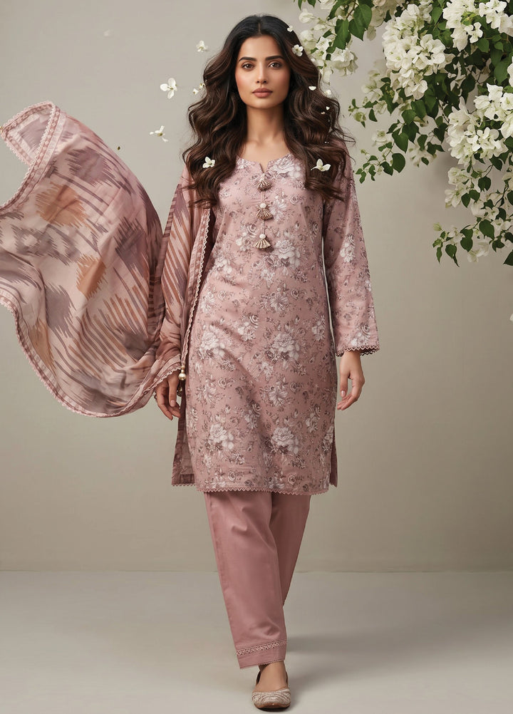 Salina by Regalia Textiles Unstitched Printed Lawn 3 Piece Suit RG26USI D-5 - Casual Collection