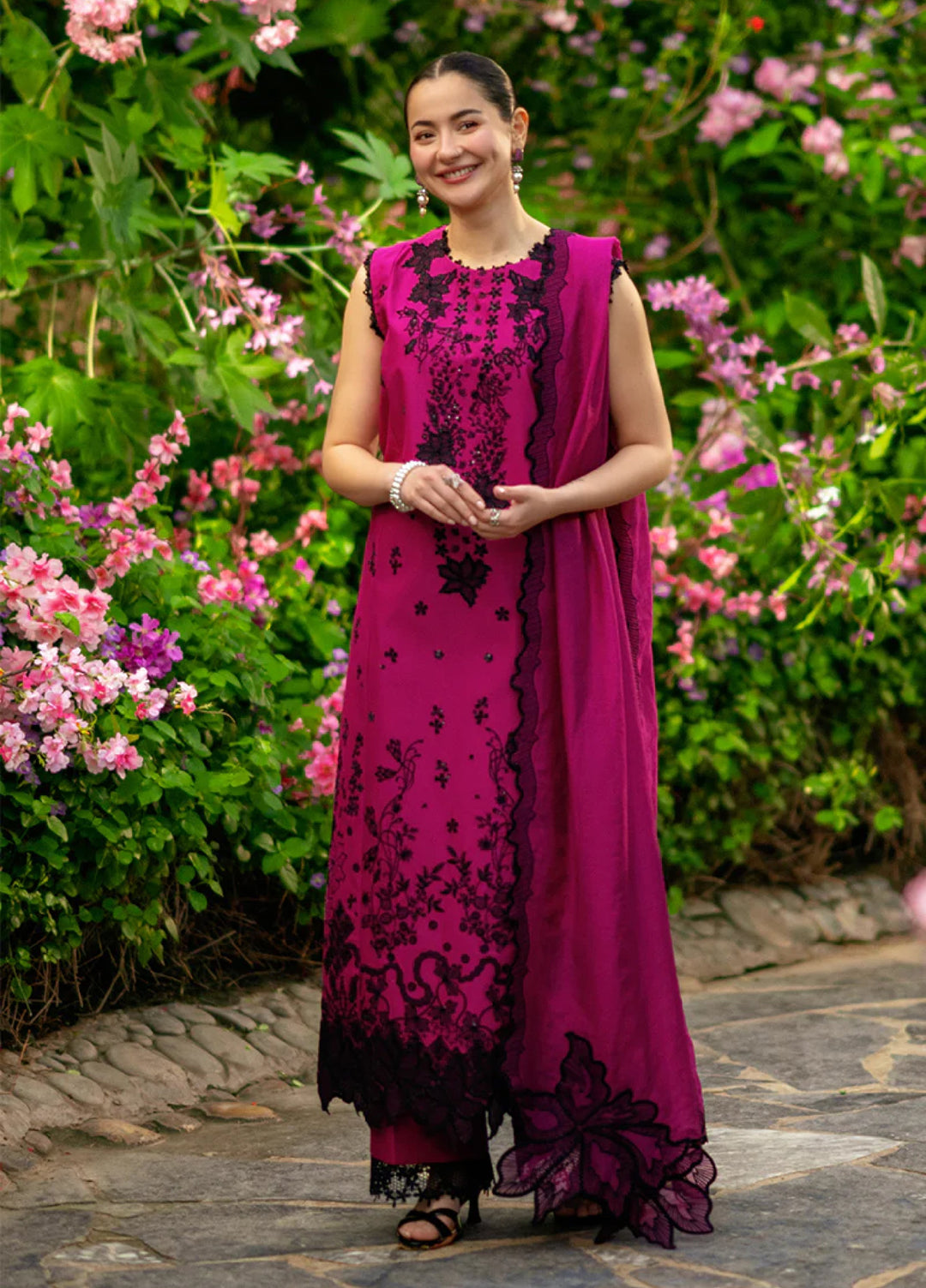 Rang Rasiya Unstitched Embroidered Luxury Lawn 3 Piece Suit RR26ULE MAYA - Eid Collection