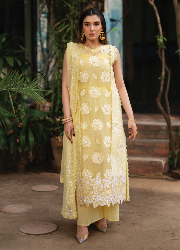 Satrangi by Mahnur Unstitched Embroidered Lawn 3 Piece Suit MN26ULS S-11 - Summer Collection