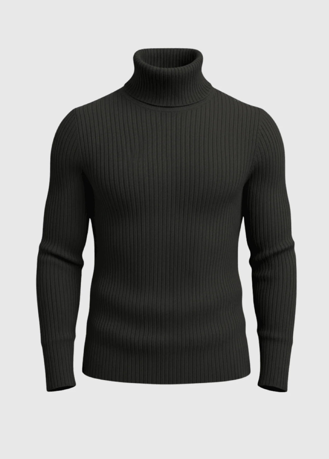 Mercato RTW Solids Fleece 1 Piece Charcoal High Neck
