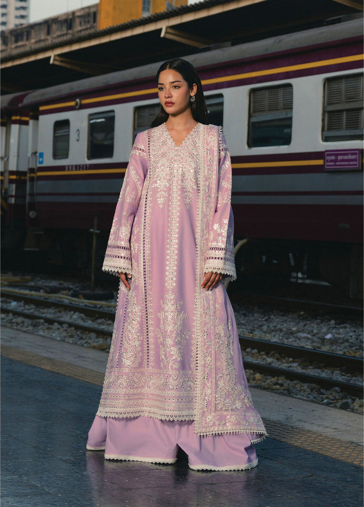 Mulaqat by Afrozeh Unstitched Embroidered Lawn 3 Piece Suit AF26UML DILNASHEEN FWU-0051 - Festive Collection