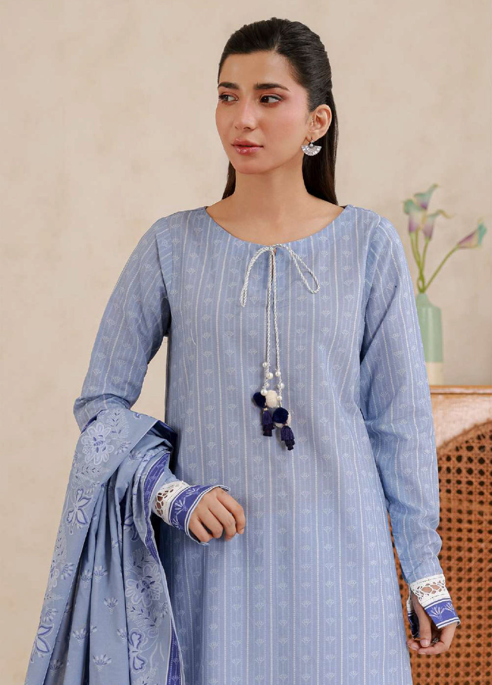 Zellbury Unstitched Printed Lawn 2 Piece Suit ZB26UVIII WUS26X20921 - Casual Collection