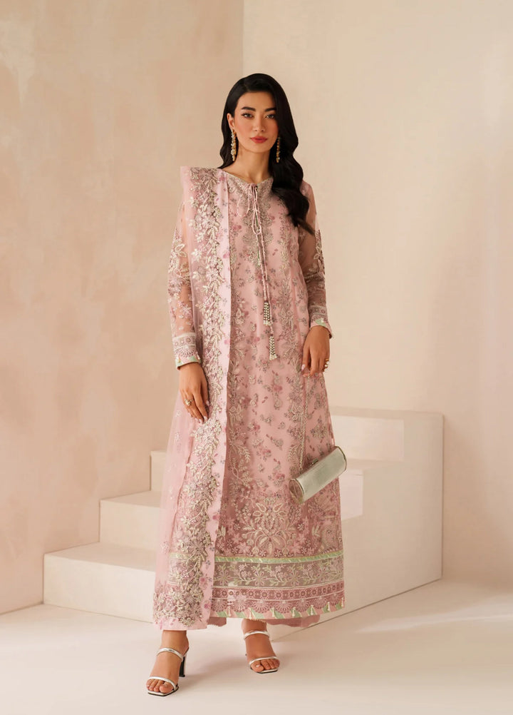 Xenia Formal Unstitched Luxury Net Suits 3 Piece XE25FL Ashal - Formals Collection