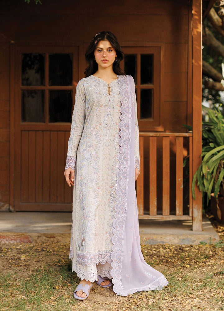 Summer Together by Afrozeh Unstitched Embroidered Lawn 3 Piece Suit AF26UST D-7 SOLAYNE - Festive Collection