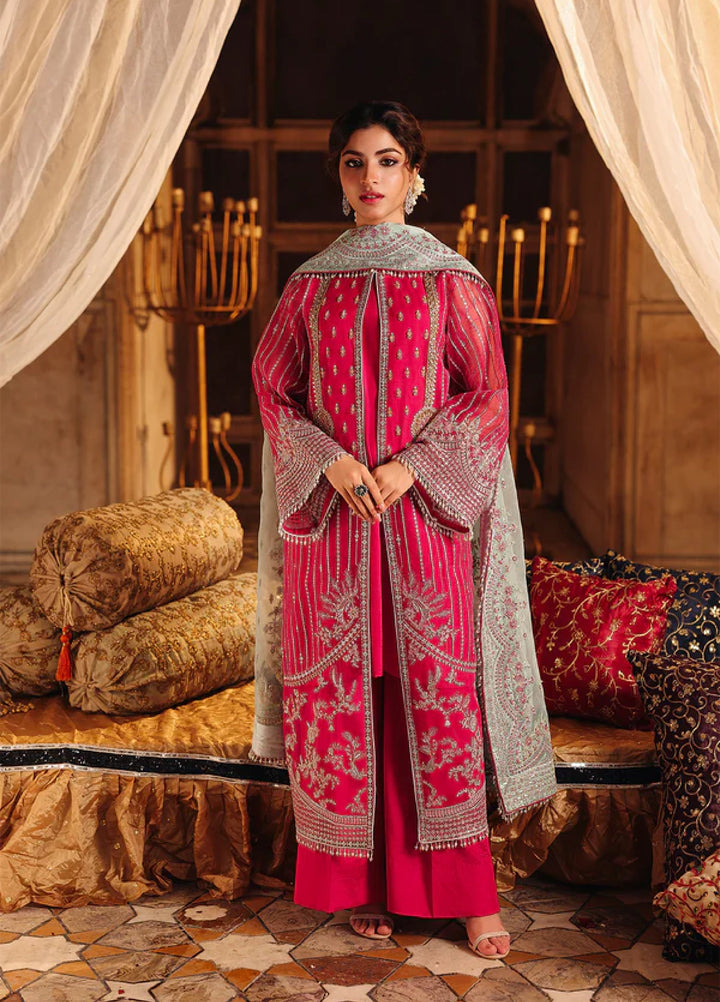 Silsila by Meeral Pret Embroidered Organza 3 Piece Shafaq - Festive Collection
