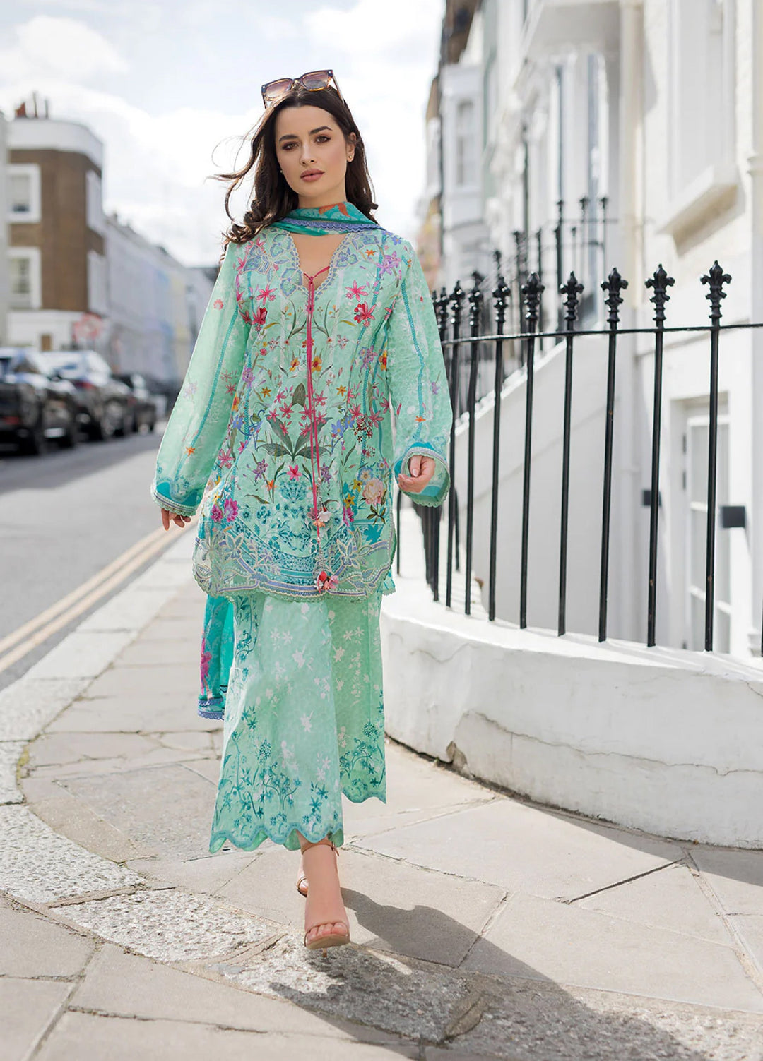 Sobia Nazir Prints Unstitched Embroidered Lawn 3 Piece Suit SN26UPL D-03B - Summer Collection