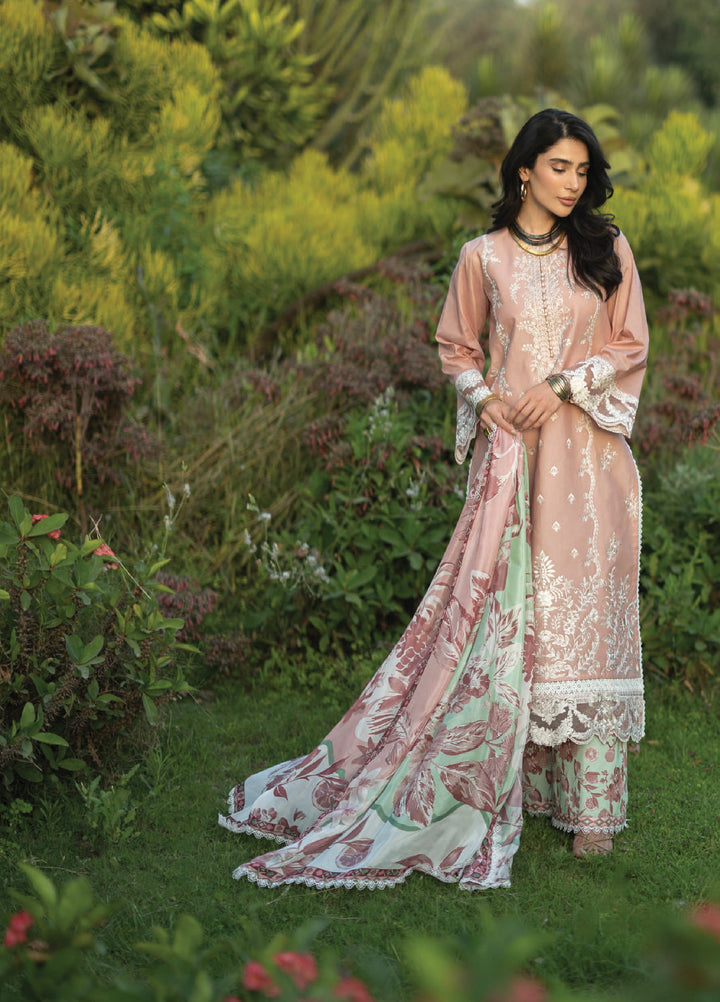 Zainab Chottani Unstitched Embroidered Lawn 3 Piece Suit ZC26ULE Esme 02 - Eid Collection