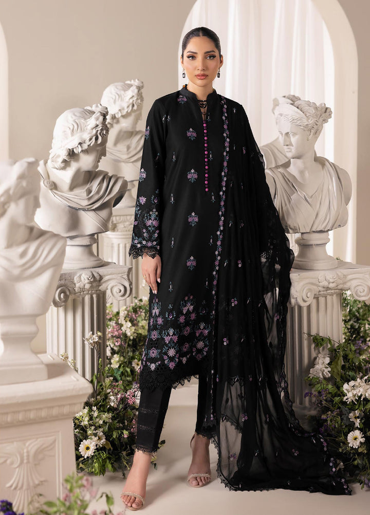 RajBari Exclusive Unstitched Embroidered Lawn 3 Piece Suit RB26UE D-1 - Summer Collection