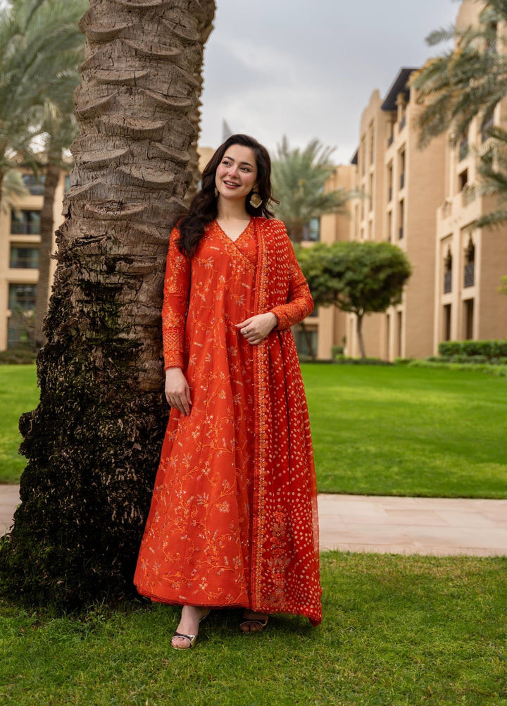 AYA by Faiza Saqlain Unstitched Embroidered Luxury Lawn 3 Piece Suit FS26UAL DENISA - Festive Collection