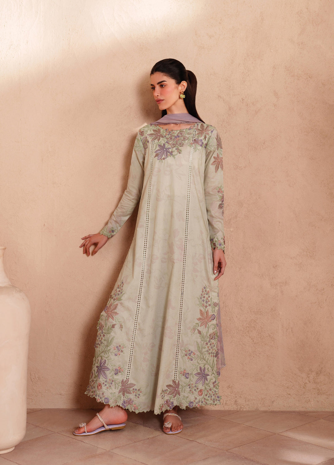 Iznik Unstitched Embroidered Lawn 3 Piece Suit IZ26ULE EL-09 - Eid Collection