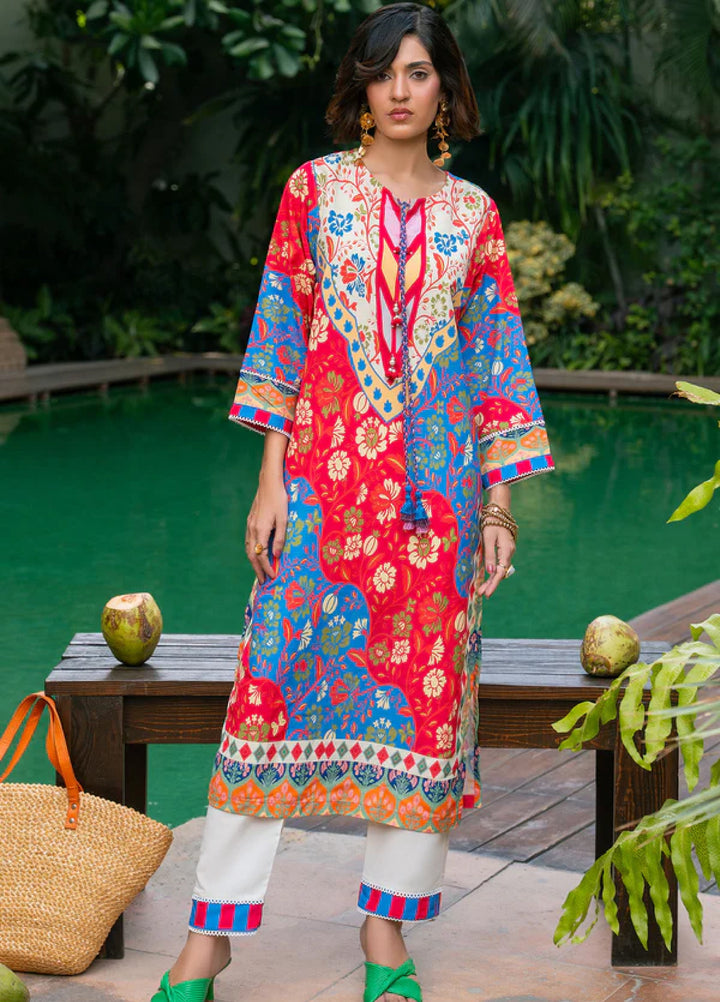 Nairah Women Pret Printed Arabic Lawn Suit NAH26PN Zinnia - Spring Collection