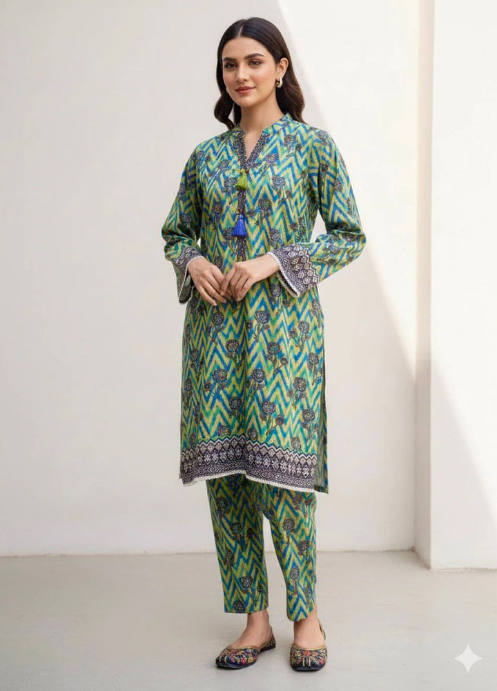 Tosheeza Saith Women Pret Khaddar 2 Piece D-3 - Winter Collection