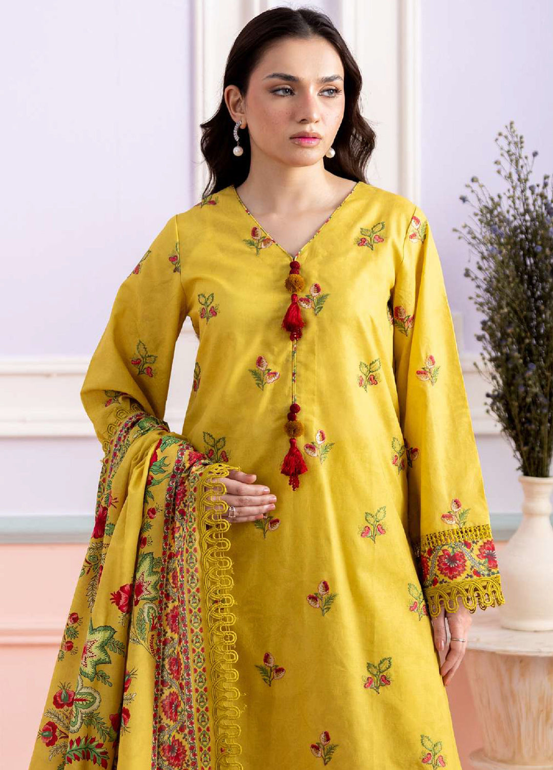 Zellbury Unstitched Printed Lawn 3 Piece Suit ZB26UC WUS26E30441 - Casual Collection