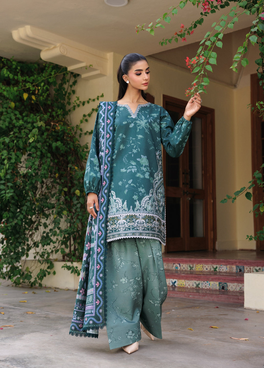 Zync by Florent Whispers Unstitched Embroidered Modal 3 Piece FL25WW FL-7A - Winter Collection