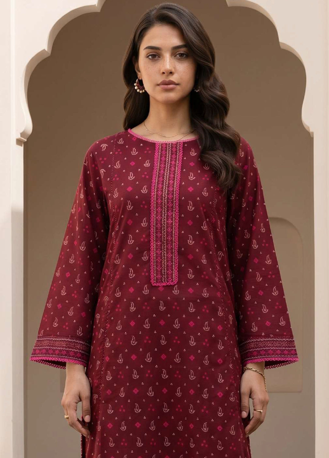 Zellbury Unstitched Printed Lawn 2 Piece Suit ZB26UC WUS26X20995 - Casual Collection