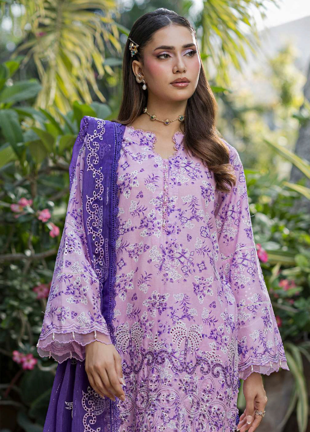 Zellbury Unstitched Embroidered Cotton 3 Piece Suit ZB26UCC WUS26E34093 - Casual Collection