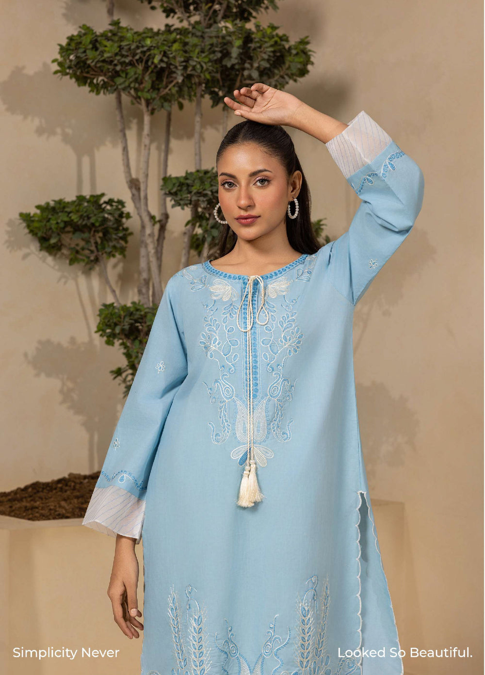 Zellbury Unstitched Embroidered Cotton 2 Piece Suit ZB26UVIII WUC25E20189 - Casual Collection
