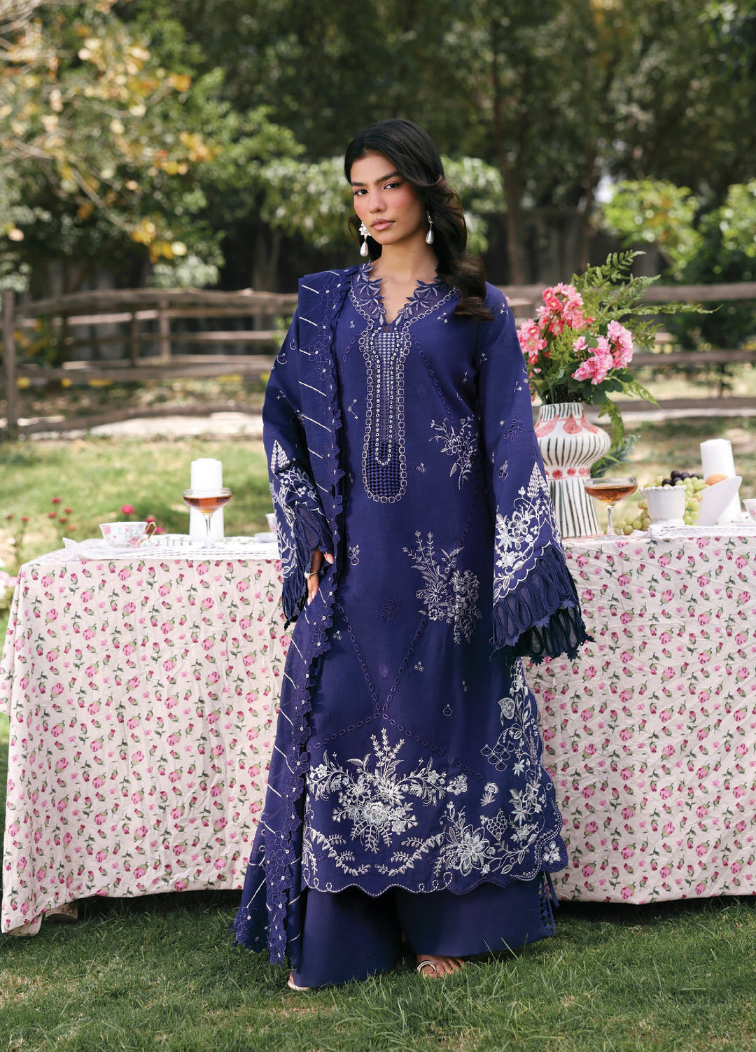 Summer Soiree by Zarposh Unstitched Embroidered Lawn 3 Piece Suit ZR26ULS Ivera - Festive Collection