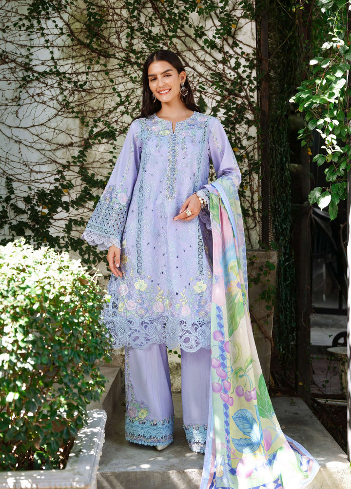 AMoi by Mushq Unstitched Embroidered Luxury Lawn 3 Piece Suit MU26AHL D-13 Sweet Confession - Summer Collection