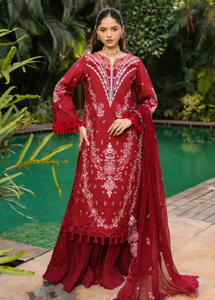 Shanaya by Mahnur Unstitched Embroidered Lawn 3 Piece Suit MN26USL SH-05 - Summer Collection