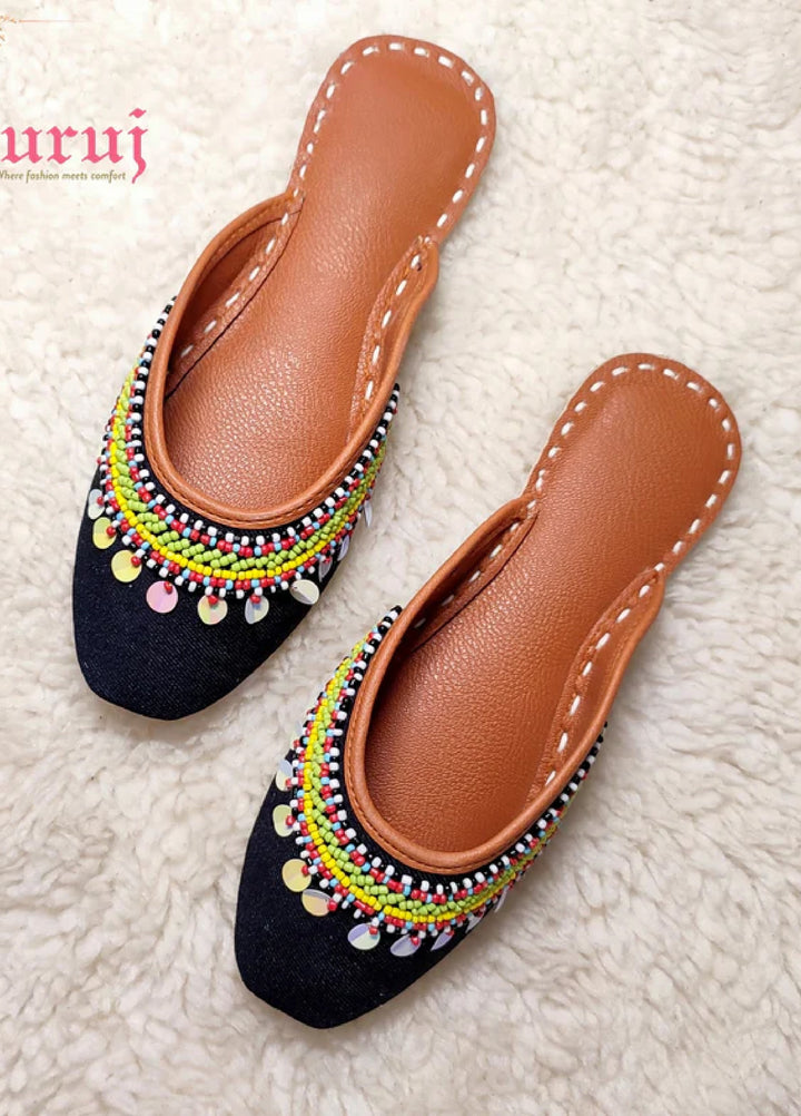 Zuruj Festive Style   Backless Khussay JU-171