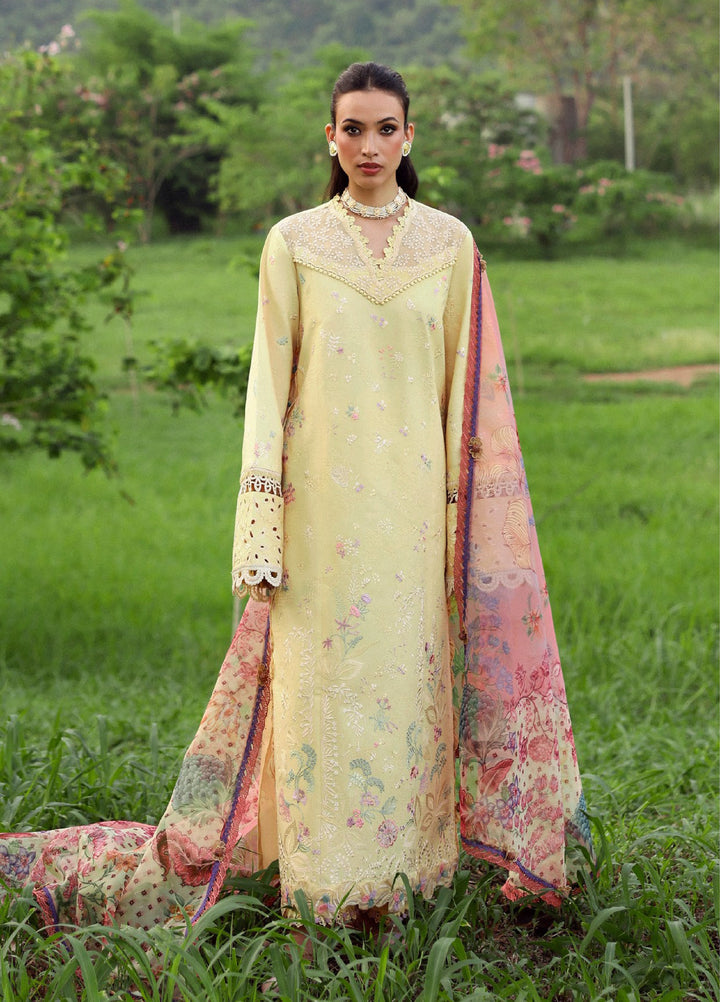 Lilas by Republic WomensWear Unstitched Embroidered Lawn 3 Piece Suit RW26ULL D-5B - Eid Collection
