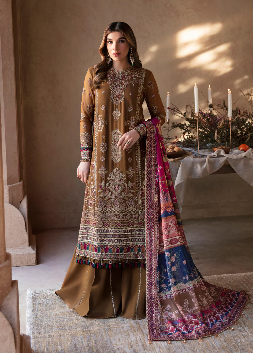 Xenia Formal Unstitched Luxury Chiffon Suits 3 Piece XE25FL Tuhi - Formals Collection