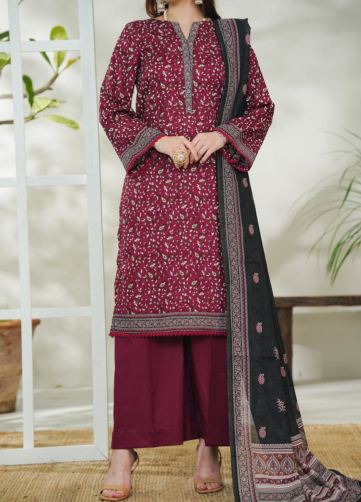 Daman by VS Textiles Unstitched Printed Lawn 3 Piece Suit VS26UDL D-17 846 - Casual Collection