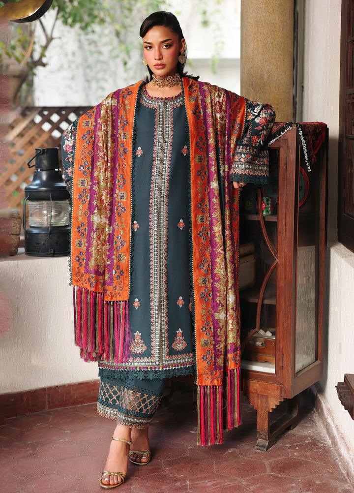 Lumina by Bin Ilyas Unstitched Embroidered Lawn 3 Piece Suit BI26UL L7 4A - Summer Collection