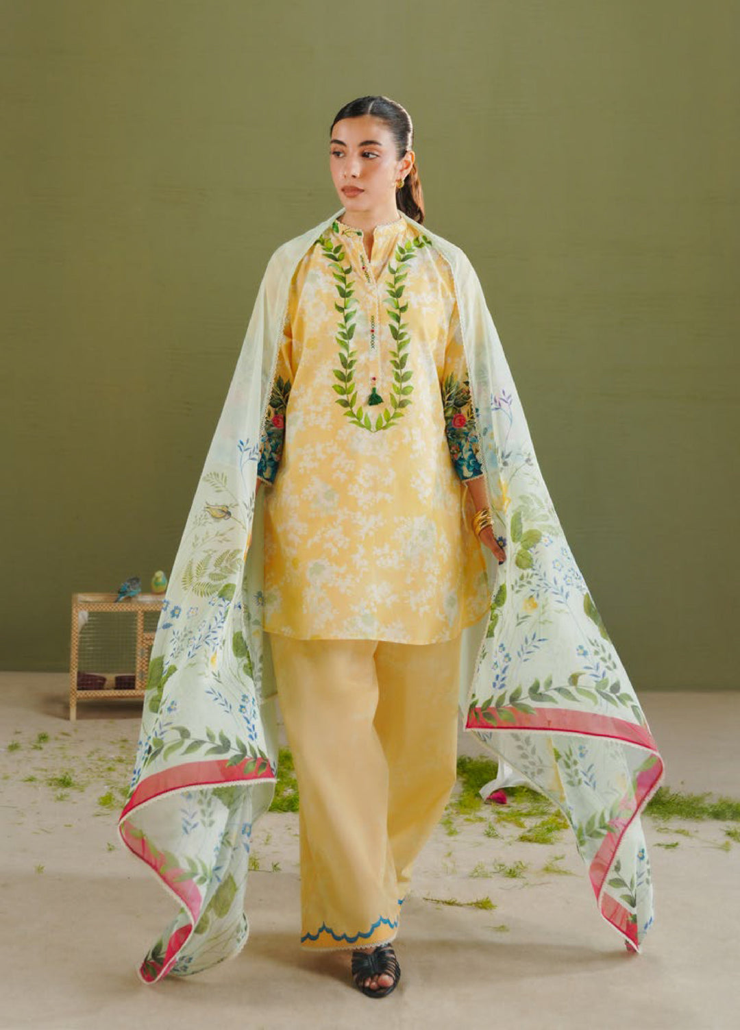 Coco by Zara Shahjahan Unstitched Printed Lawn 3 Piece Suit CZS26PS ZCP-26 08 A - Summer Collection