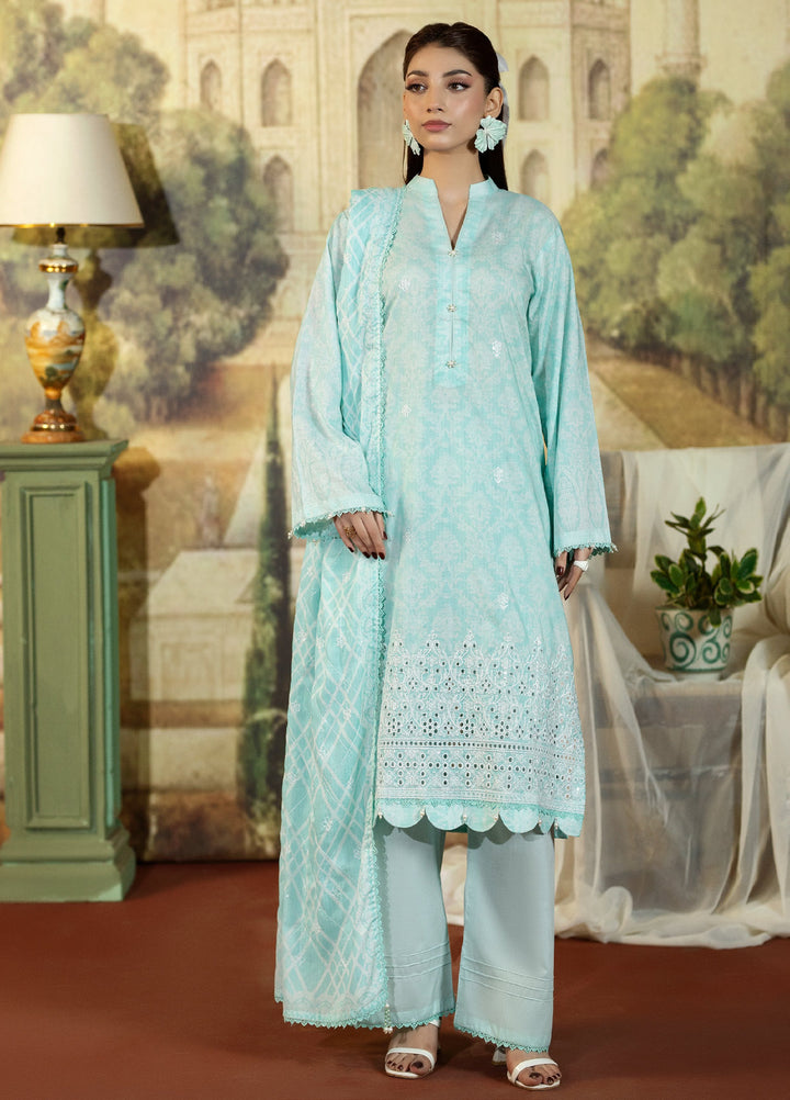 Regalia Textile Unstitched Embroidered Lawn 3 Piece Suit RG26EUS D-1 - Summer Collection