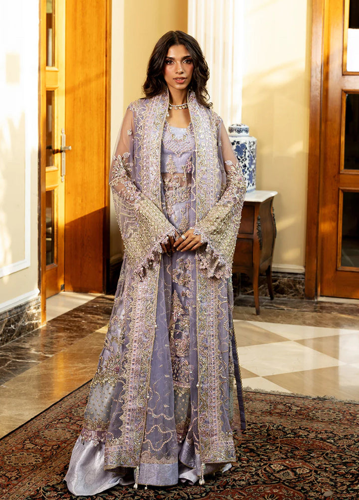 Darling by Mushq Unstitched Embroidered Net 4 Piece Suits MU25DW Simran - Wedding Collection