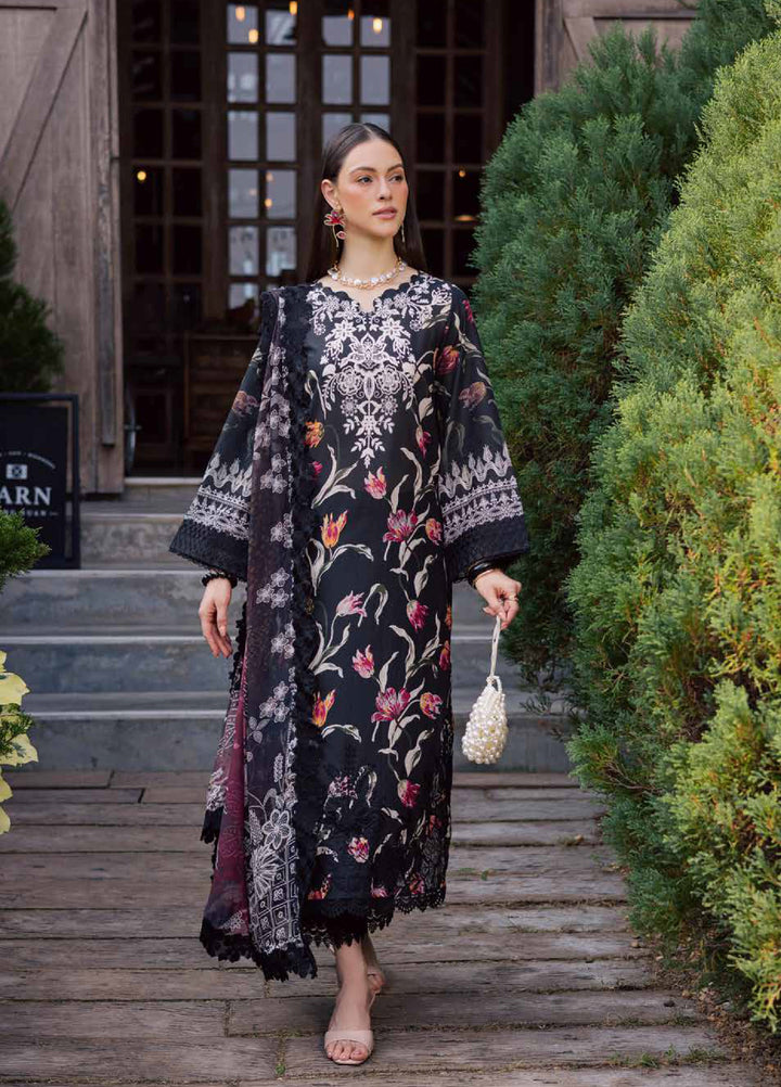 Gardenia by Nureh Unstitched Embroidered Lawn 3 Piece Suit NU26UGL NSG-214 - Summer Collection