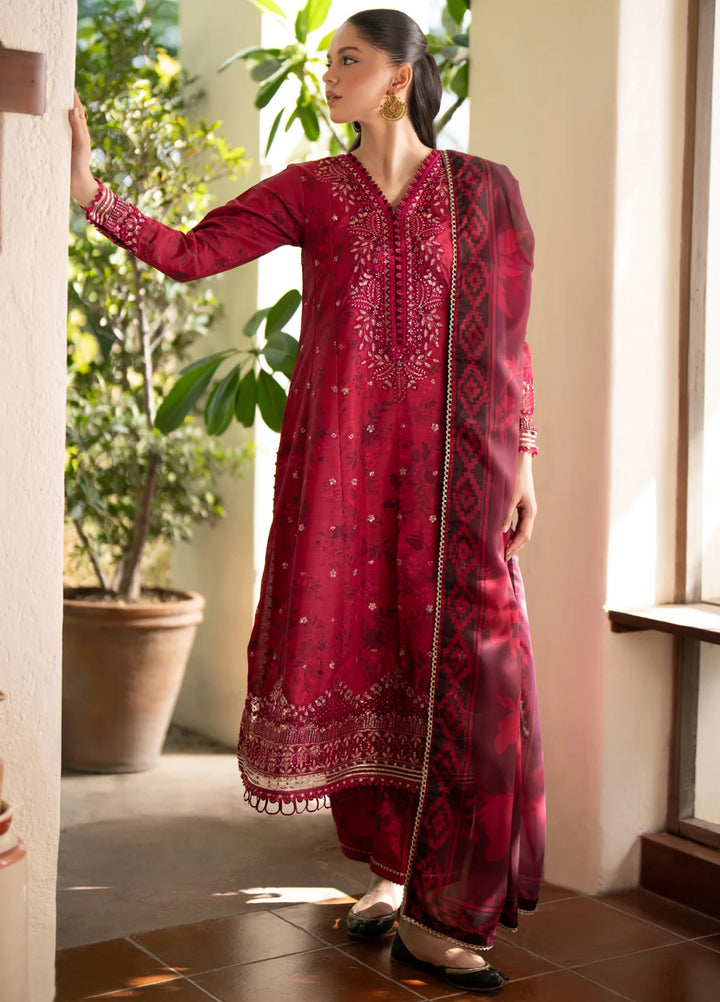 Xenia Formal Unstitched Luxury Raw Silk Suits 3 Piece XE25FL Ibshaam-B - Formals Collection