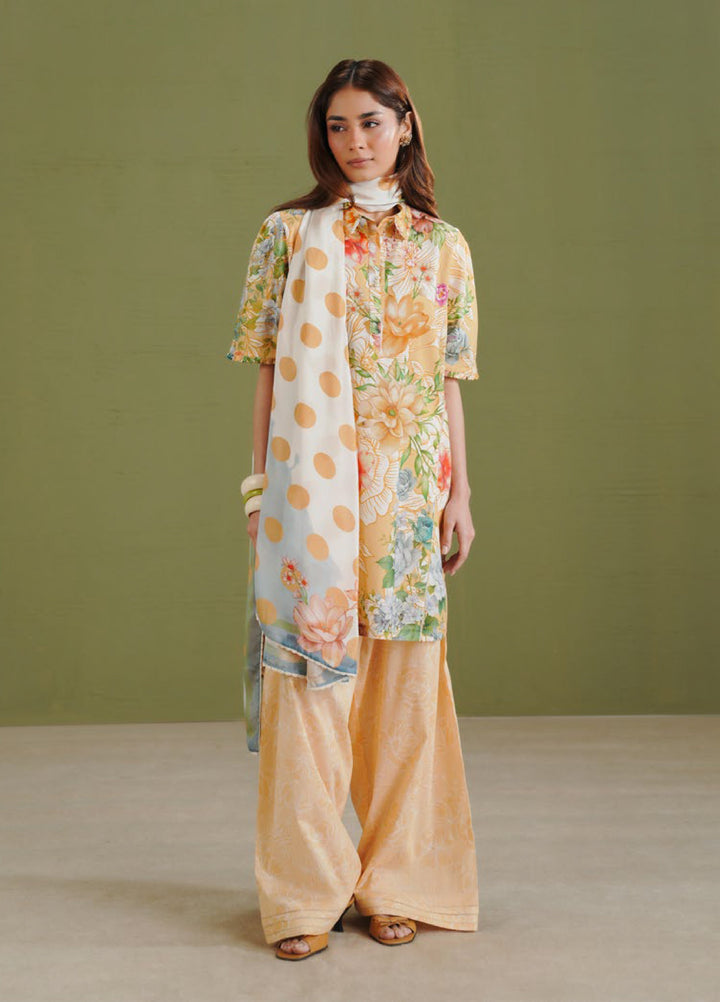 Coco by Zara Shahjahan Unstitched Printed Lawn 3 Piece Suit CZS26PS ZCP-26 09 B - Summer Collection