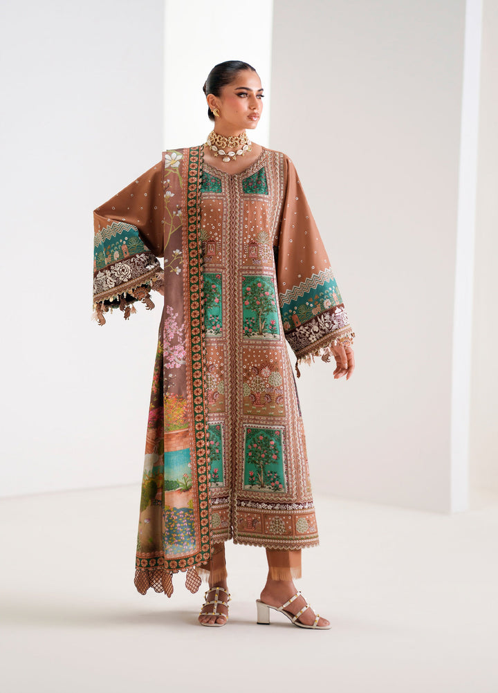 Amour by Bin Ilyas Unstitched Embroidered Lawn 3 Piece Suit BI26ULA 186B - Festive Collection