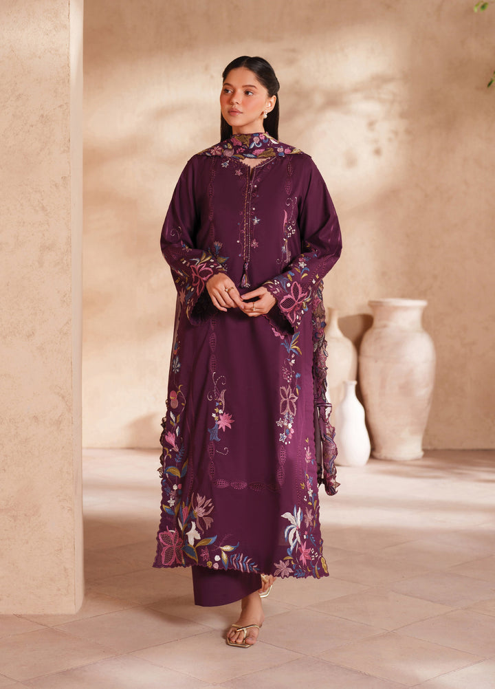 Iznik Unstitched Embroidered Lawn 3 Piece Suit IZ26ULE EL-03 - Eid Collection