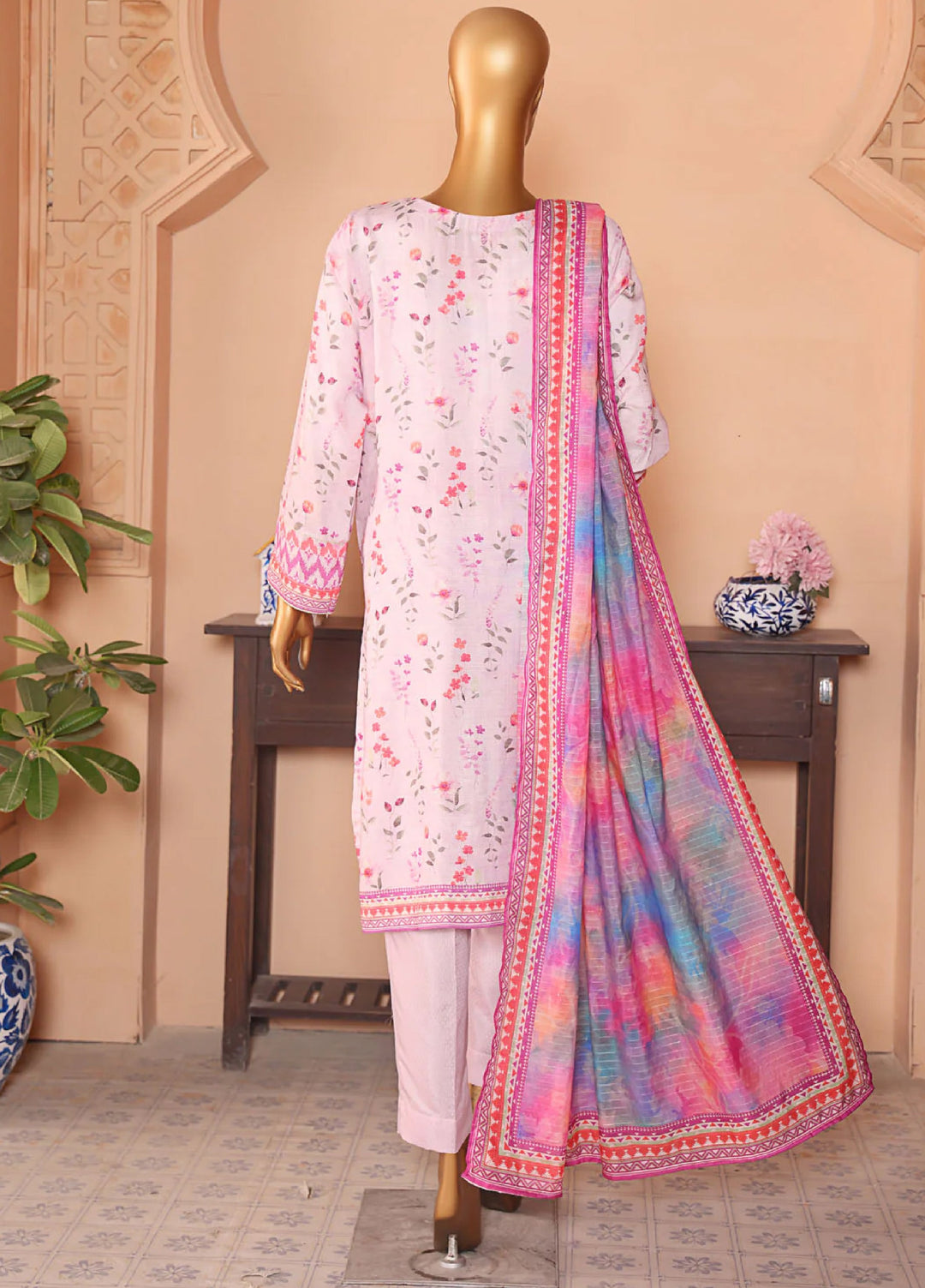 Vogue by Hz Textiles Embroidered Viscose Suits Unstitched 3 Piece VFC-1328 - Winter Collection