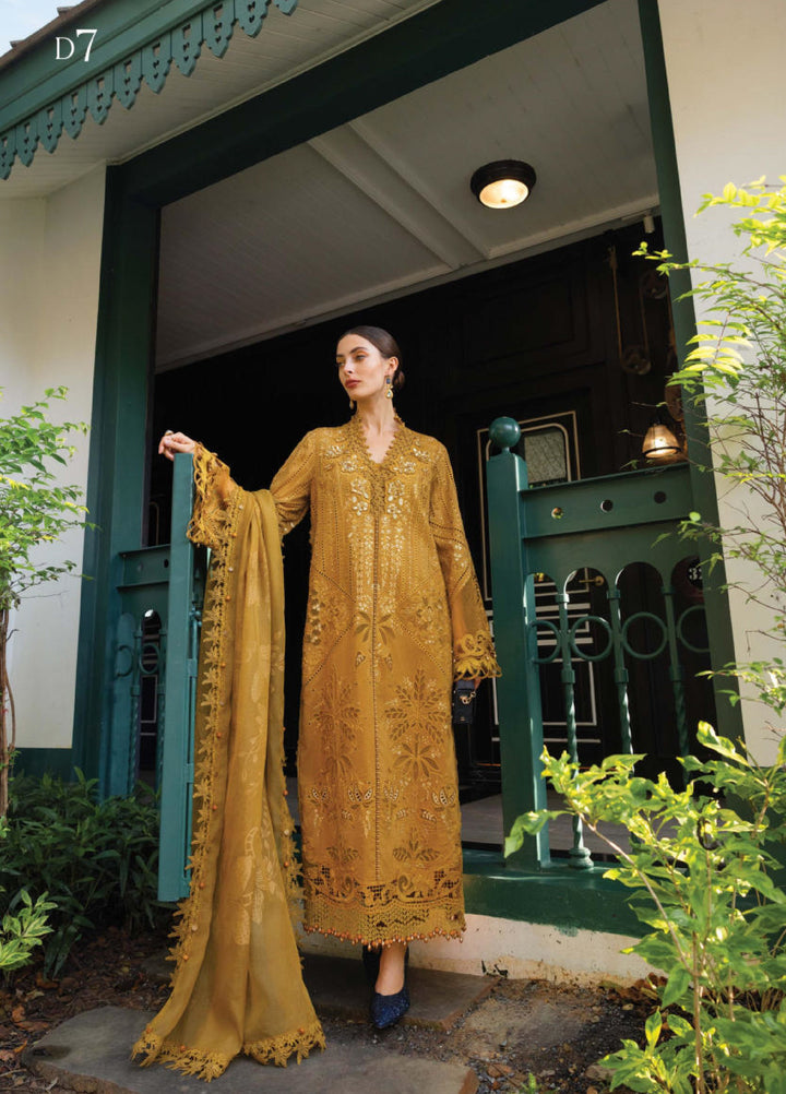 Maria B Unstitched Embroidered Lawn 3 Piece Suit MB26ULE D7 - Eid Collection