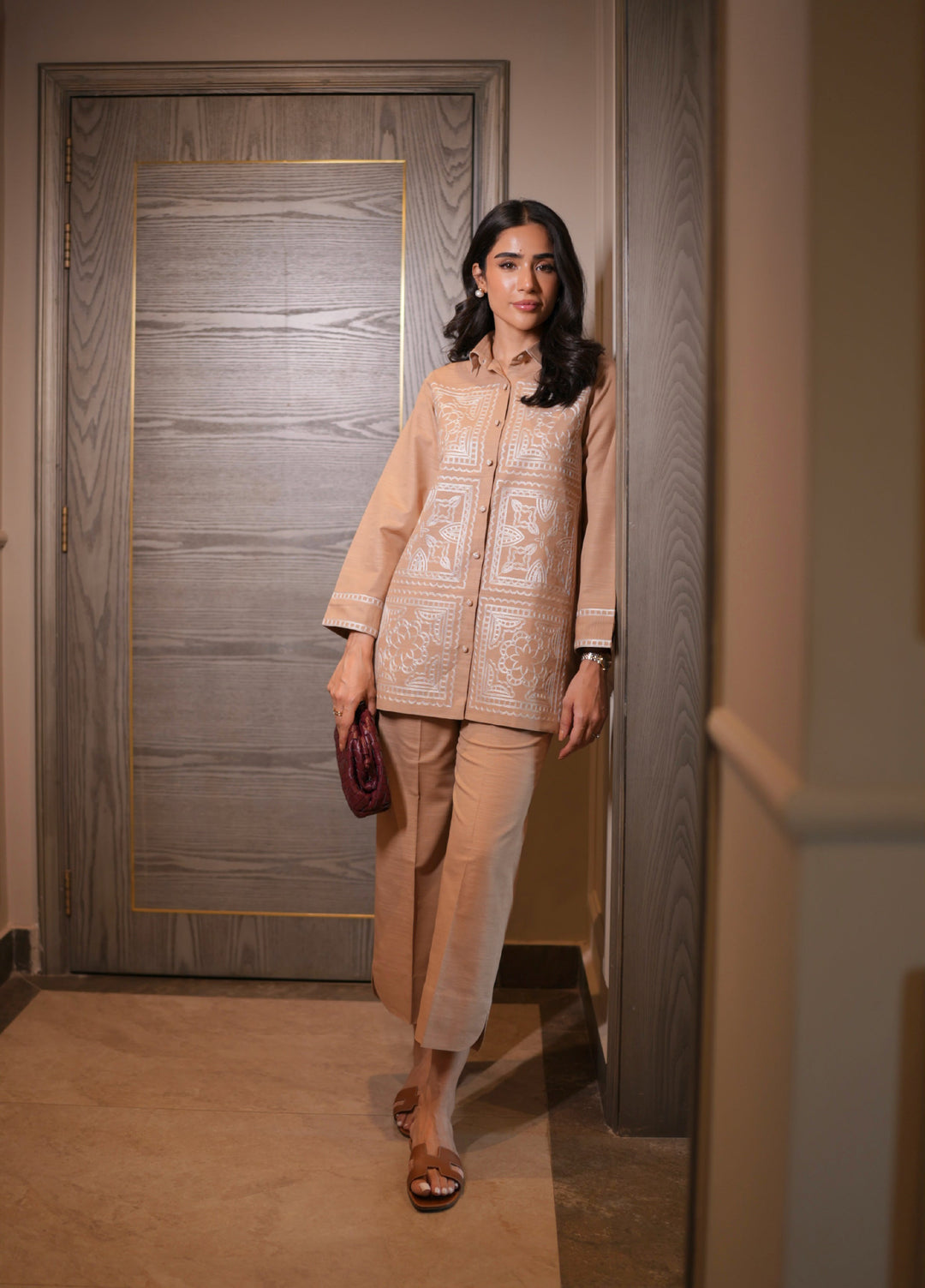 Pret Essentials by Sahar Pret Embroidered Khaddar 2 Piece AWEK-RR-01 - Winter Collection