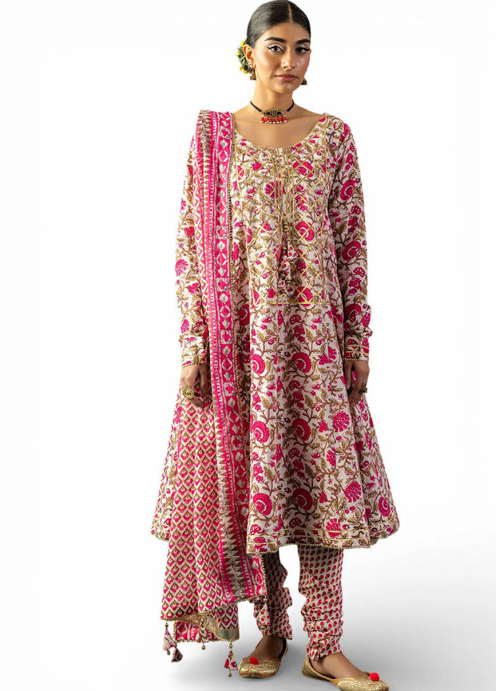 Heritage by Gul Ahmed Unstitched Embroidered Lawn 3 Piece Suit GA26UFH CL-62043 - Summer Collection