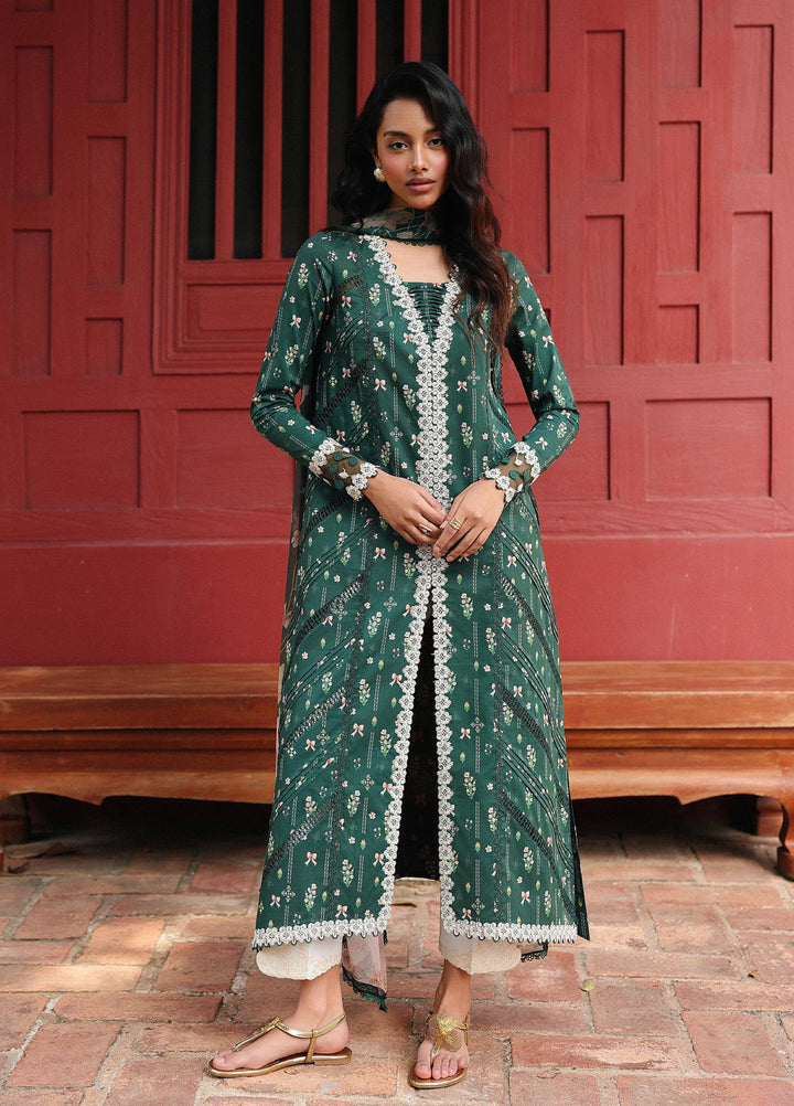 Q Prints by Qalamkar Unstitched Lawn Printed 3 Piece Suit QLK26QP Greer - Summer Collection